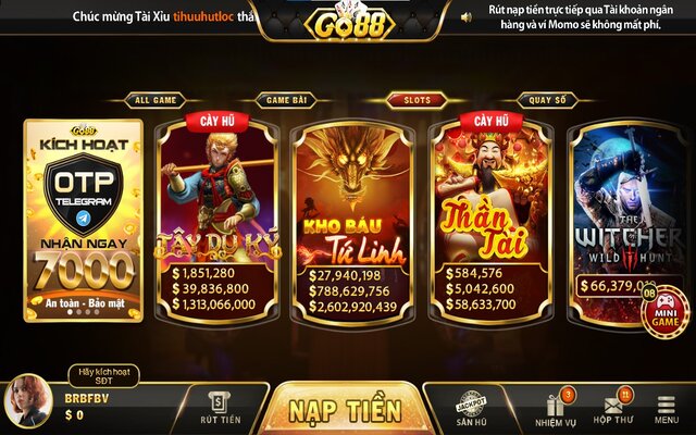 Go88 hướng dẫn luật và cách chơi game Nổ hũ cho người mới